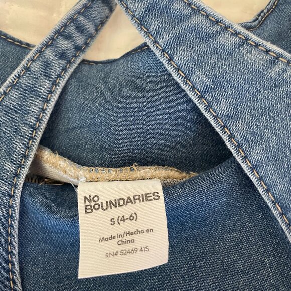 Denim Strappy Dress Never been worn - Picture 3 of 3